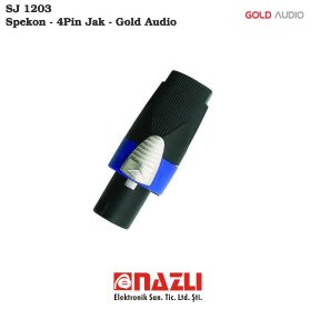 Spekon - 4Pin Jak - Gold Audio