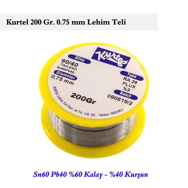 Kurtel 200 Gr. 0.75 mm Lehim Teli